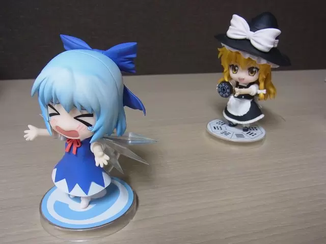 ねんどろいど チルノと魔理沙