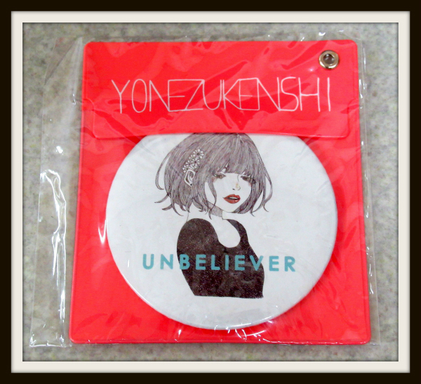 米津玄師 UNBELIEVER 缶ミラー 帰りの会 グッズ