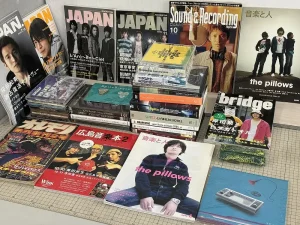 CD・DVD・音楽雑誌などのthe pillows、100s、スピッツ、Mr.Childrenグッズ買取