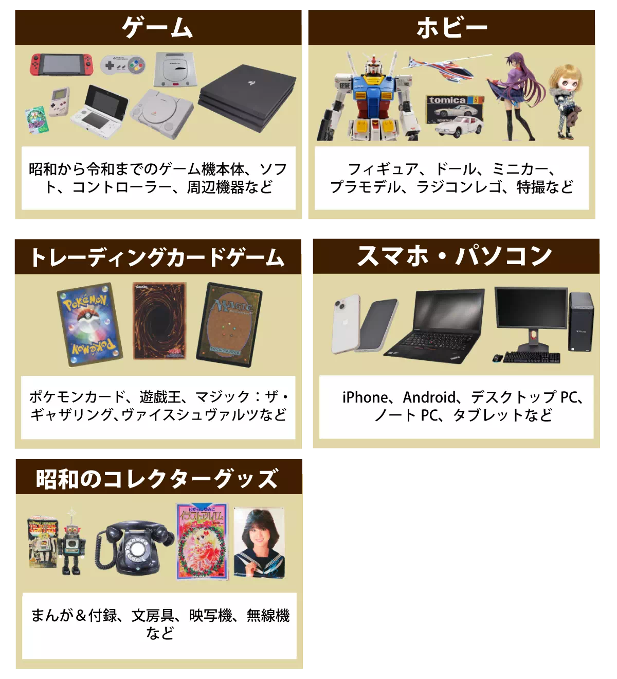 良盤買取品目画像