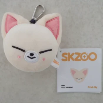 Stray Kids ぬいぐるみキーリング SKZOO MINI FACE KEYRING Foxl.Ny スキズ