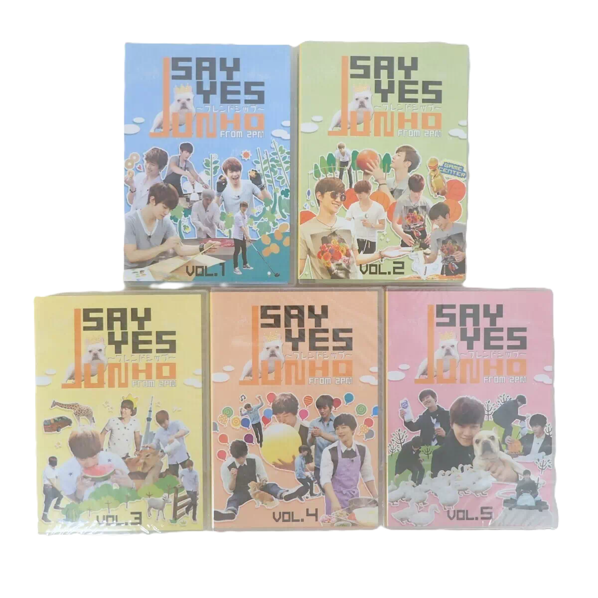未開封含 DVD JUNHO FROM 2PM SAY YES 〜フレンドシップ〜 Vol.1〜5 5点セット