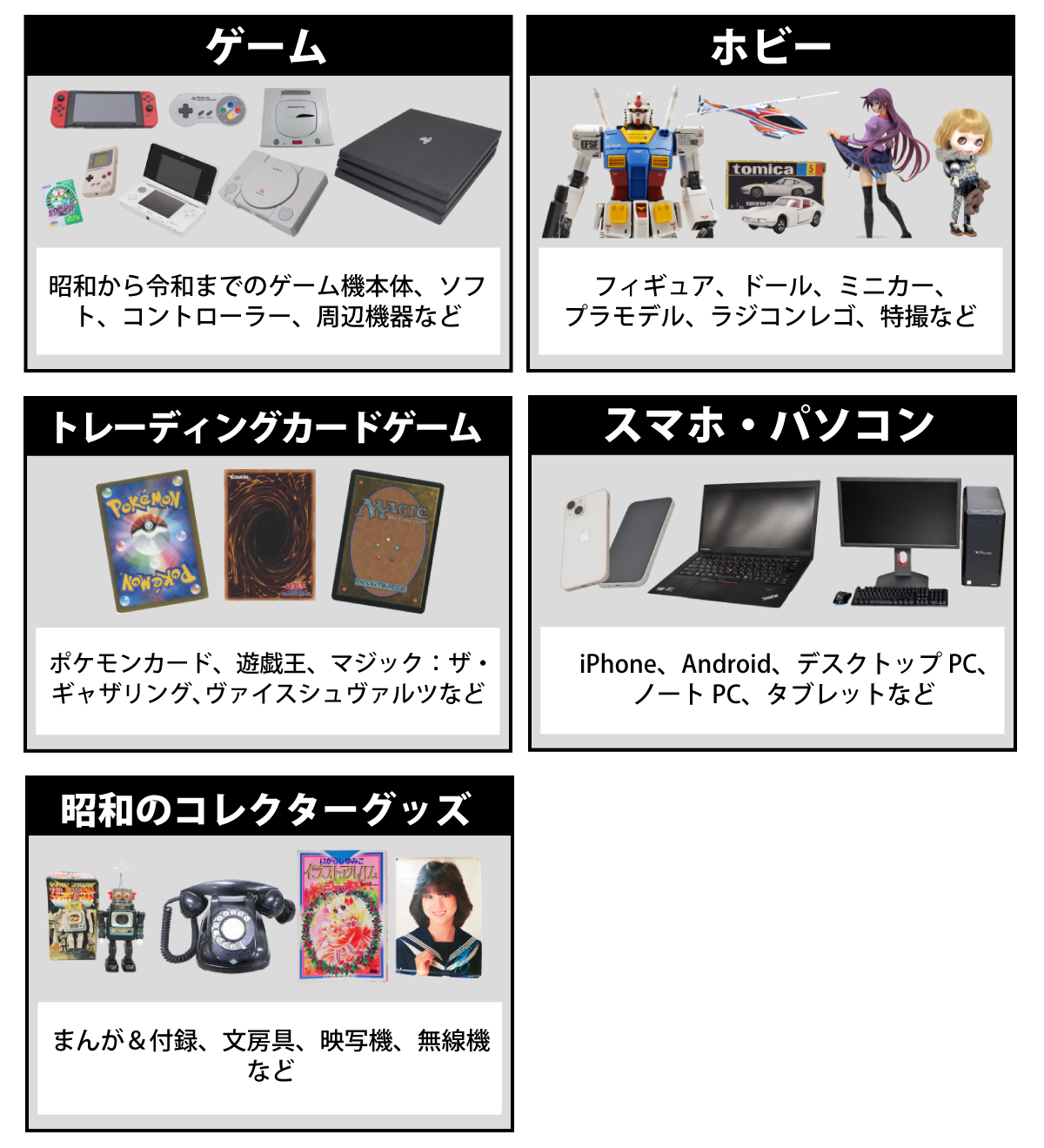 良盤買取品目画像