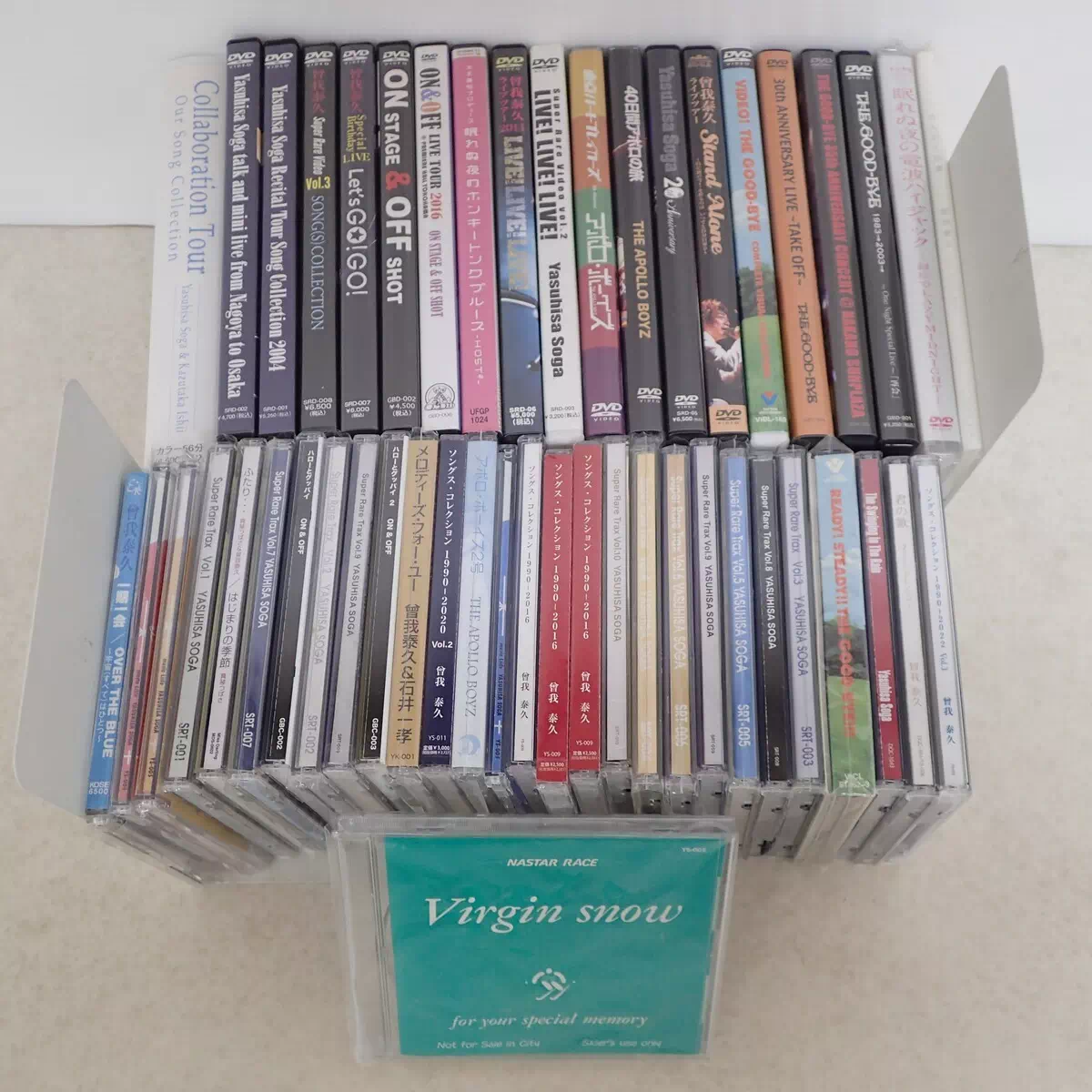 【宅配買取】曾我泰久と関連グループ（THE GOOD-BYE・アポロ・ボーイズ・ON&OFF）のDVD・VHS・CD 1