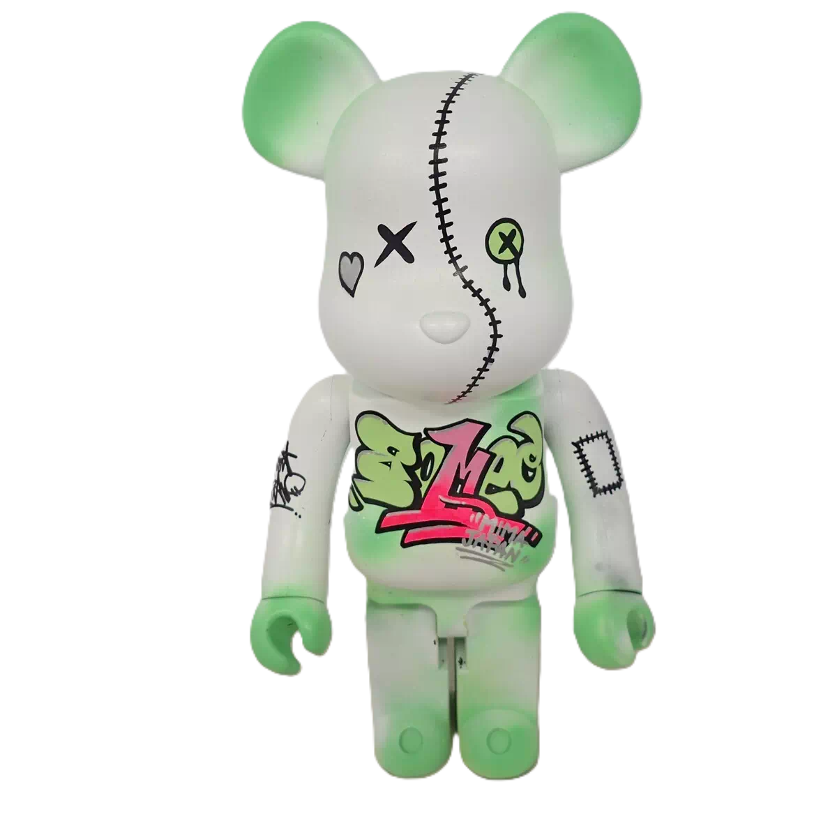 BE＠RBRICK 1000％ ベアブリック メディコムトイ MEDICOM TOY MIMAJAPAN グリーン ホワイト