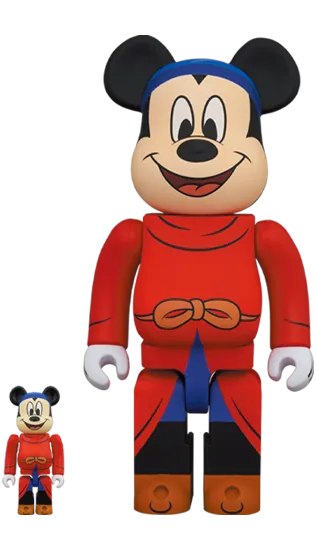 BE@RBRICK FANTASIA MICKEY 100％ & 400％