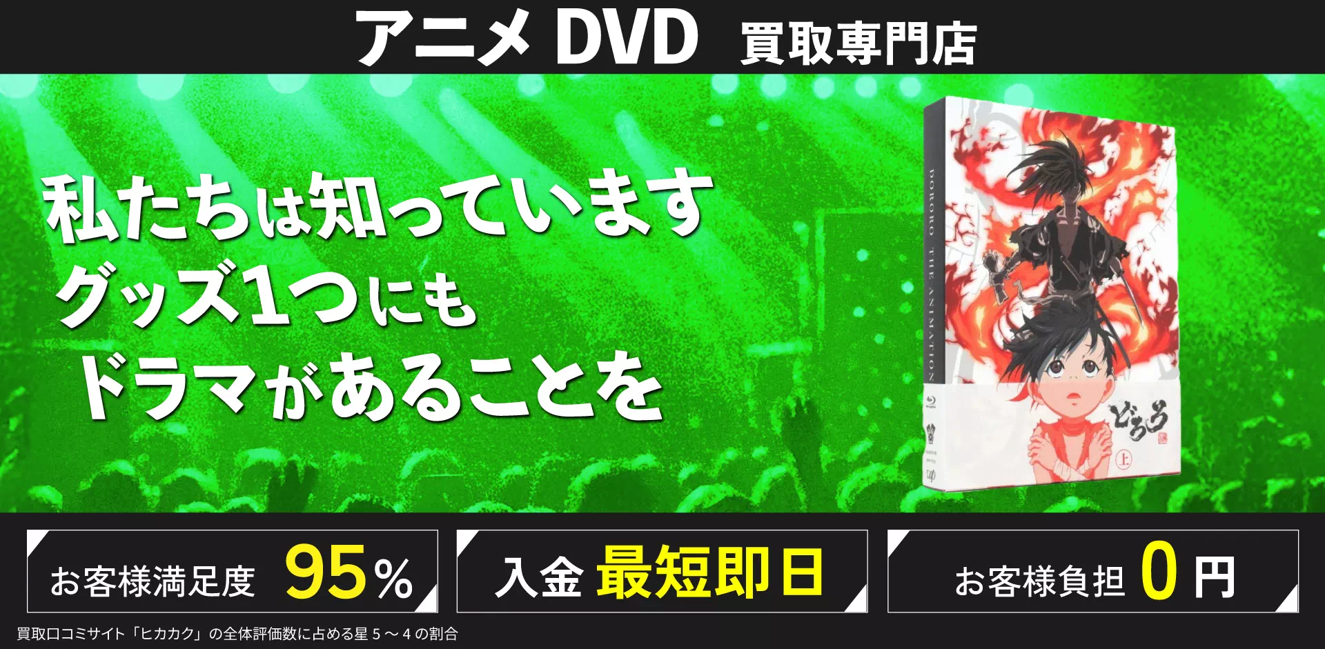 アニメDVD・CD・LD
グッズ買取価格表