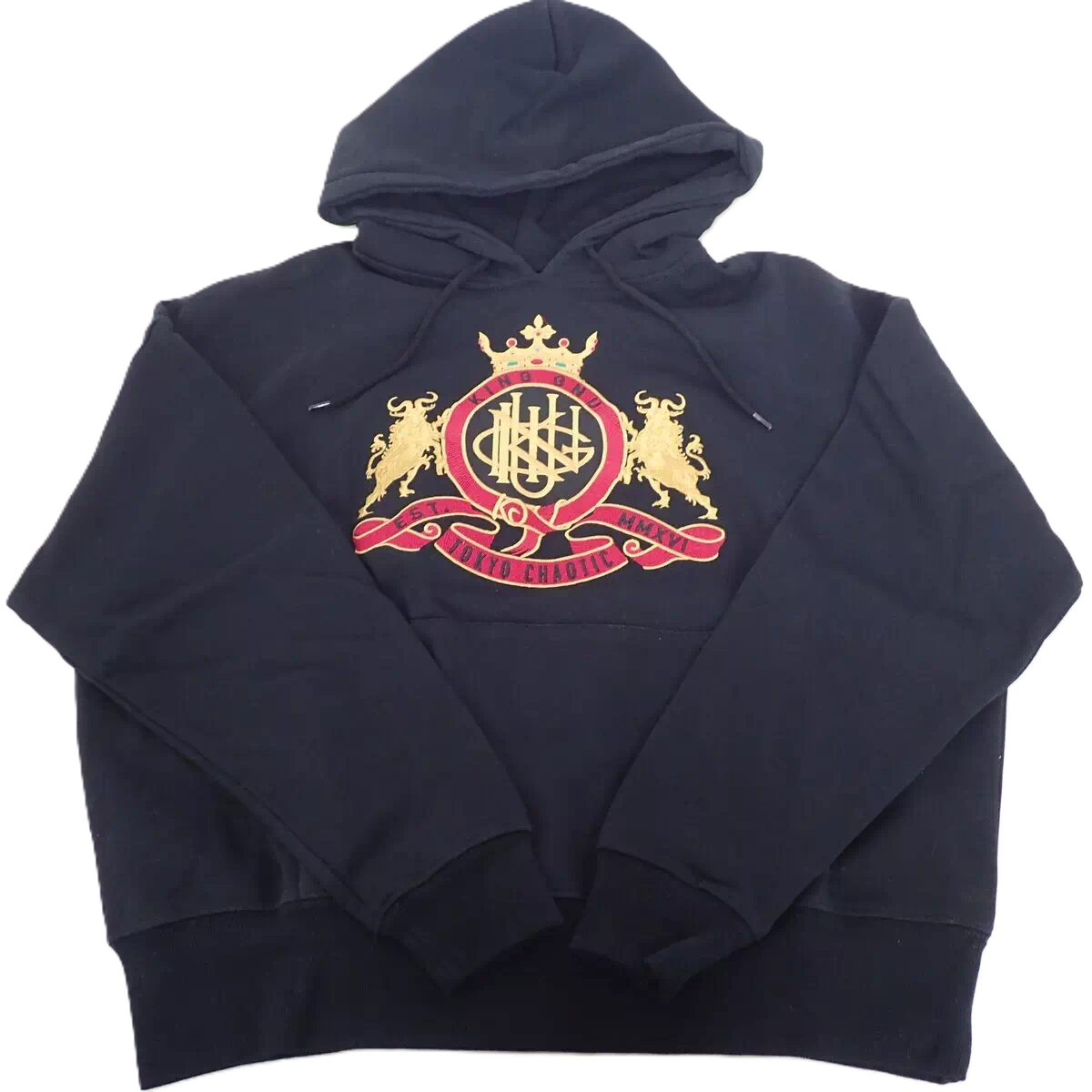 King Gnu パーカー CREST LOGO HOODIE 黒 Mサイズ LIVE Tour 2021AW クレストロゴフーディ