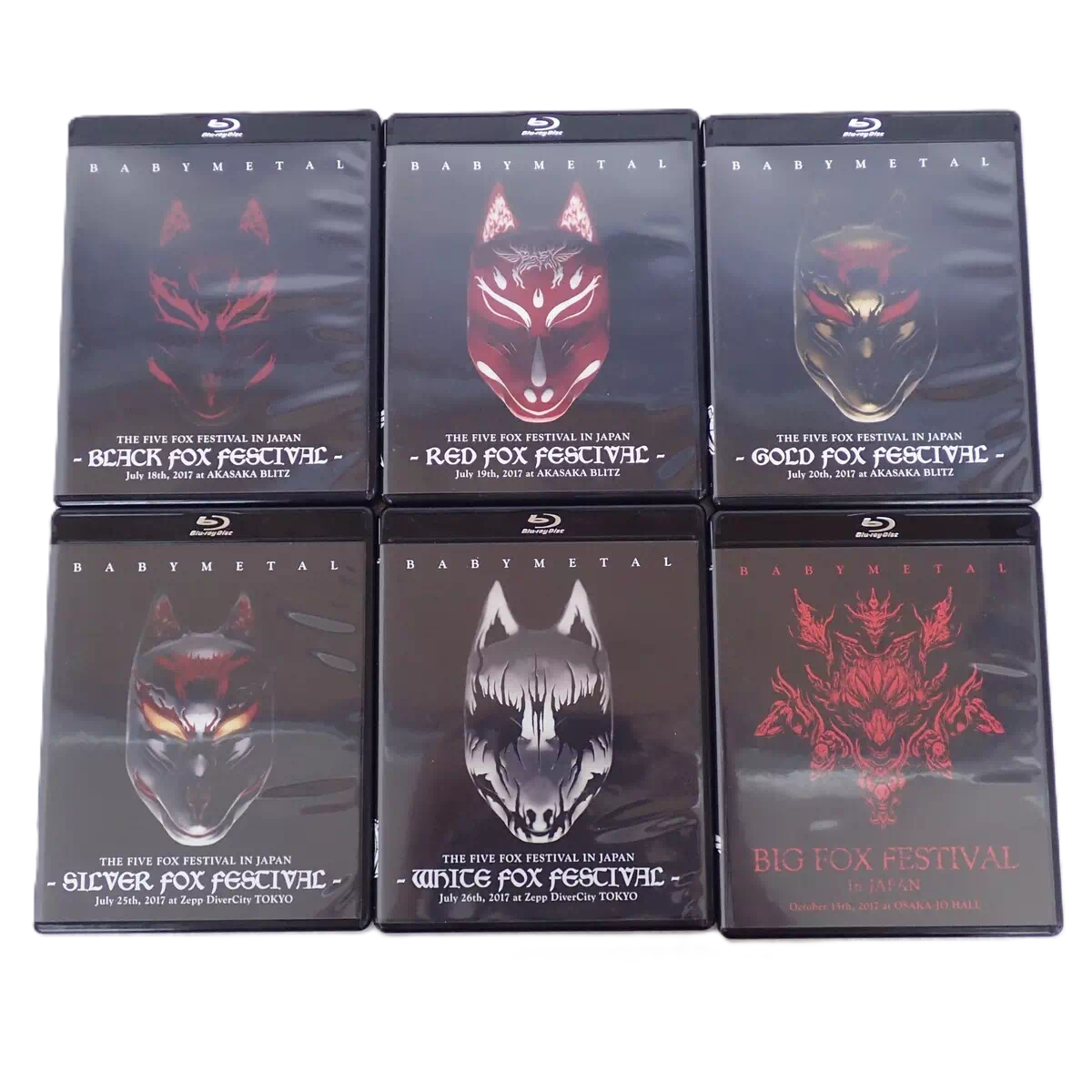BABYMETAL Blu-ray THE FOX FESTIVALS IN JAPAN 2017 THE FIVE FOX FESTIVAL ＆ BIG FOX FESTIVAL