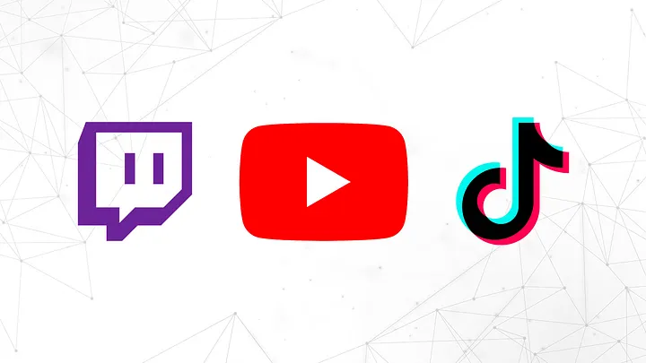 youtube twitch tiktokチャンネル開設