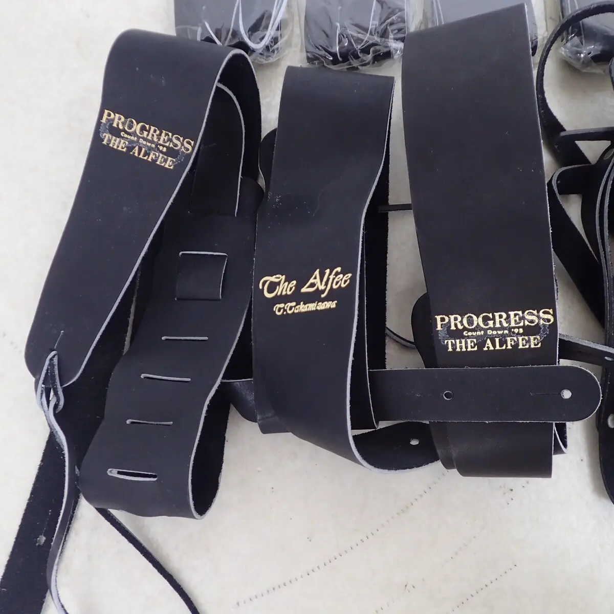 Count Down '95 PROGRESSグッズと高見沢俊彦シグネチャーモデルのギターストラップ