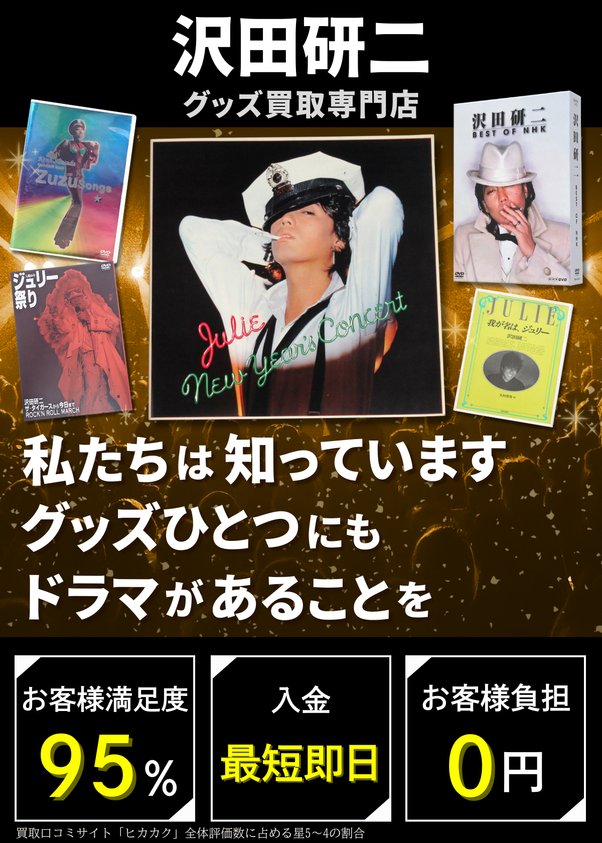 沢田研二グッズ買取専門店 良盤ディスク