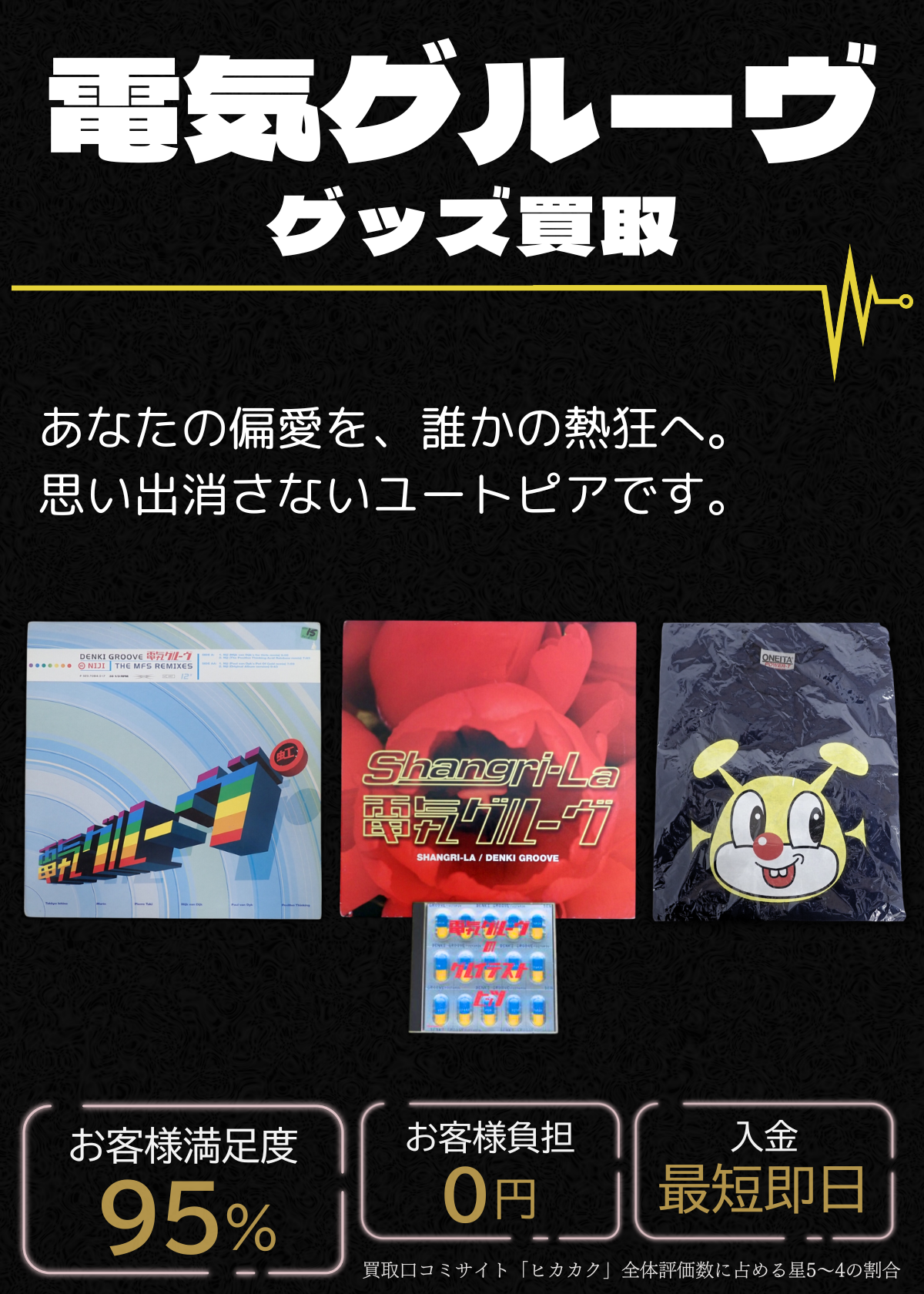 電気グルーヴ グッズ買取 良盤ディスク