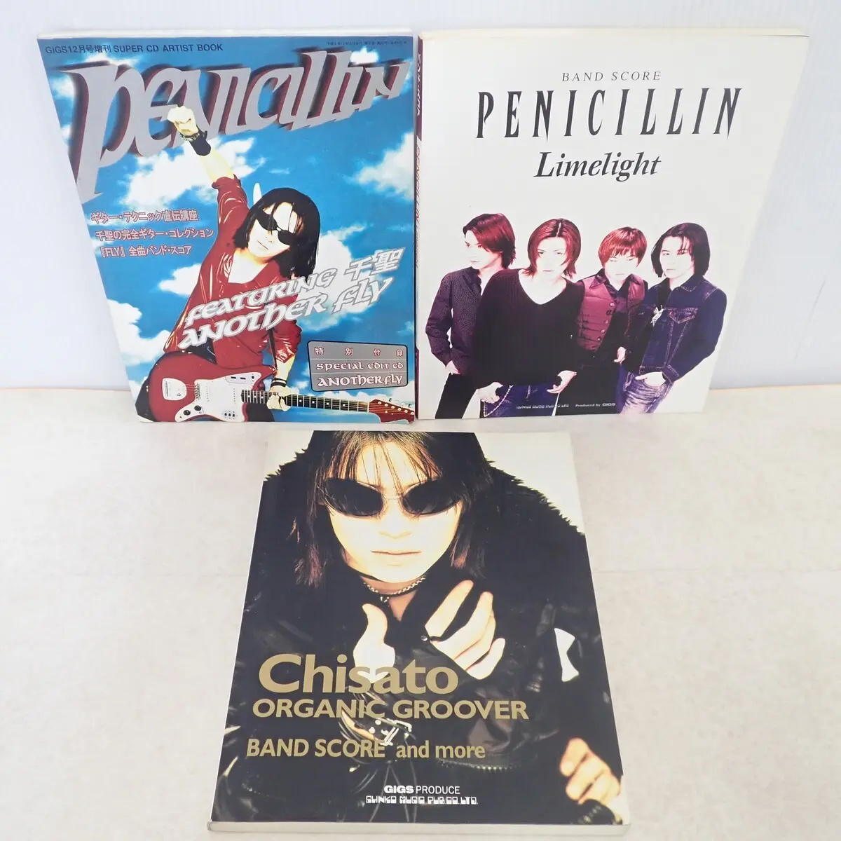 PENICILLIN＆千聖/バンドスコア「ANOTHER FLY」「Lime light」「Chisato ORGANIC GROOVER」