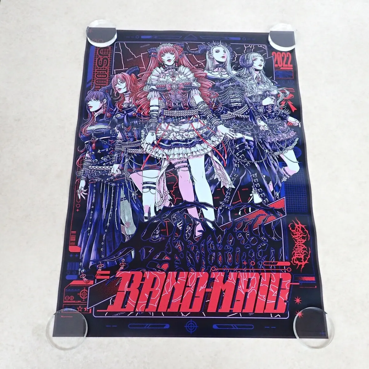 BAND-MAID/US-TOUR2022 ポスター