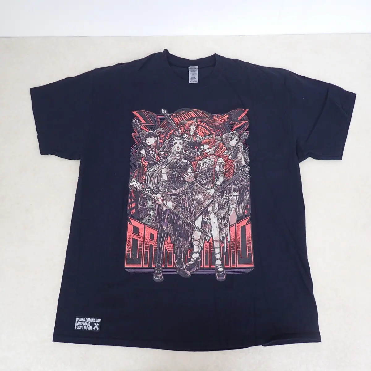 BAND-MAID「WORLD DOMINATION」期のTシャツ