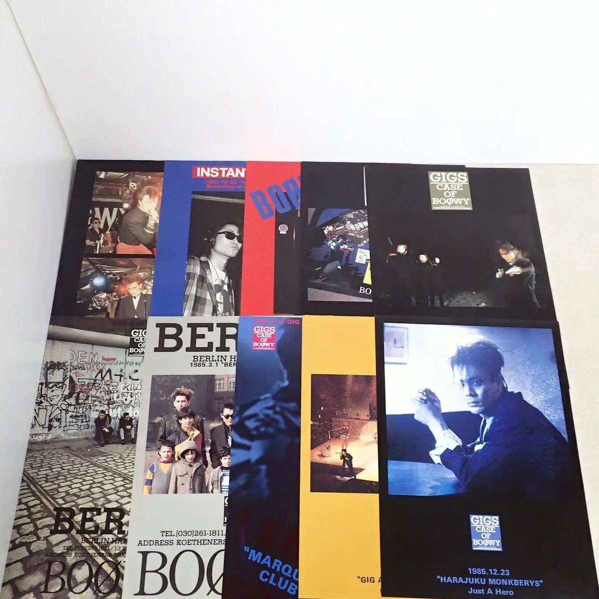 BOOWY-GIGS CASE OF BOOWYポスターパンフレット