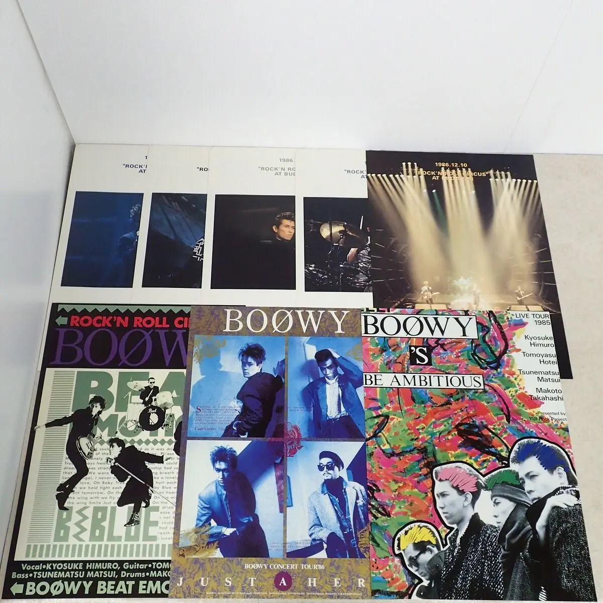 BOOWY-GIGS CASE OF BOOWYポスターパンフレット