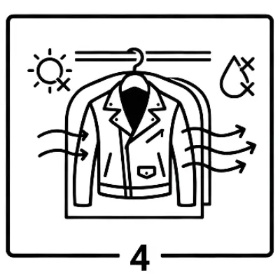 4.湿気を避けて保管する