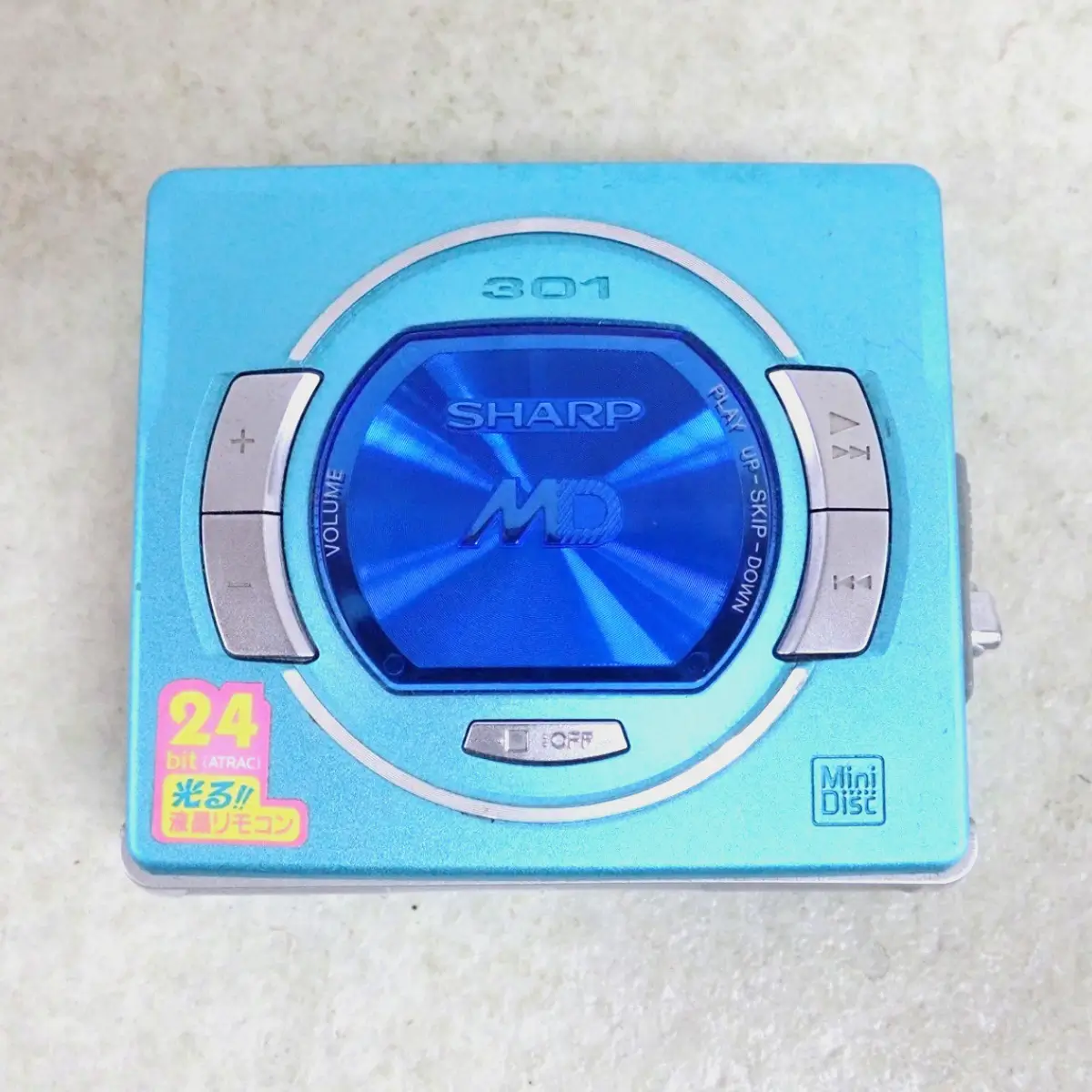 シャープ ポータブルMDプレーヤー MD-SS301-A