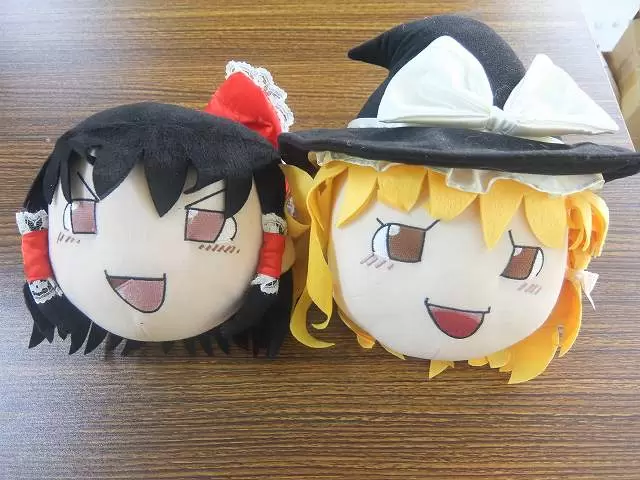 東方Project ゆっくりぬいぐるみ 「ゆっくり霊夢」と「ゆっくり魔理沙」