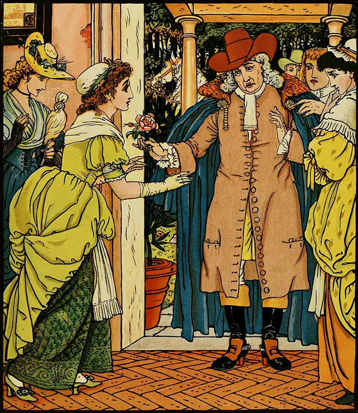 ベルと家族 W. Heath Robinson挿絵集『Old-Time Stories』(1921年出版)より