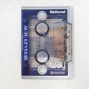 National WORLD WAY RQ-R1 ポータブルカセットプレーヤー シルバー