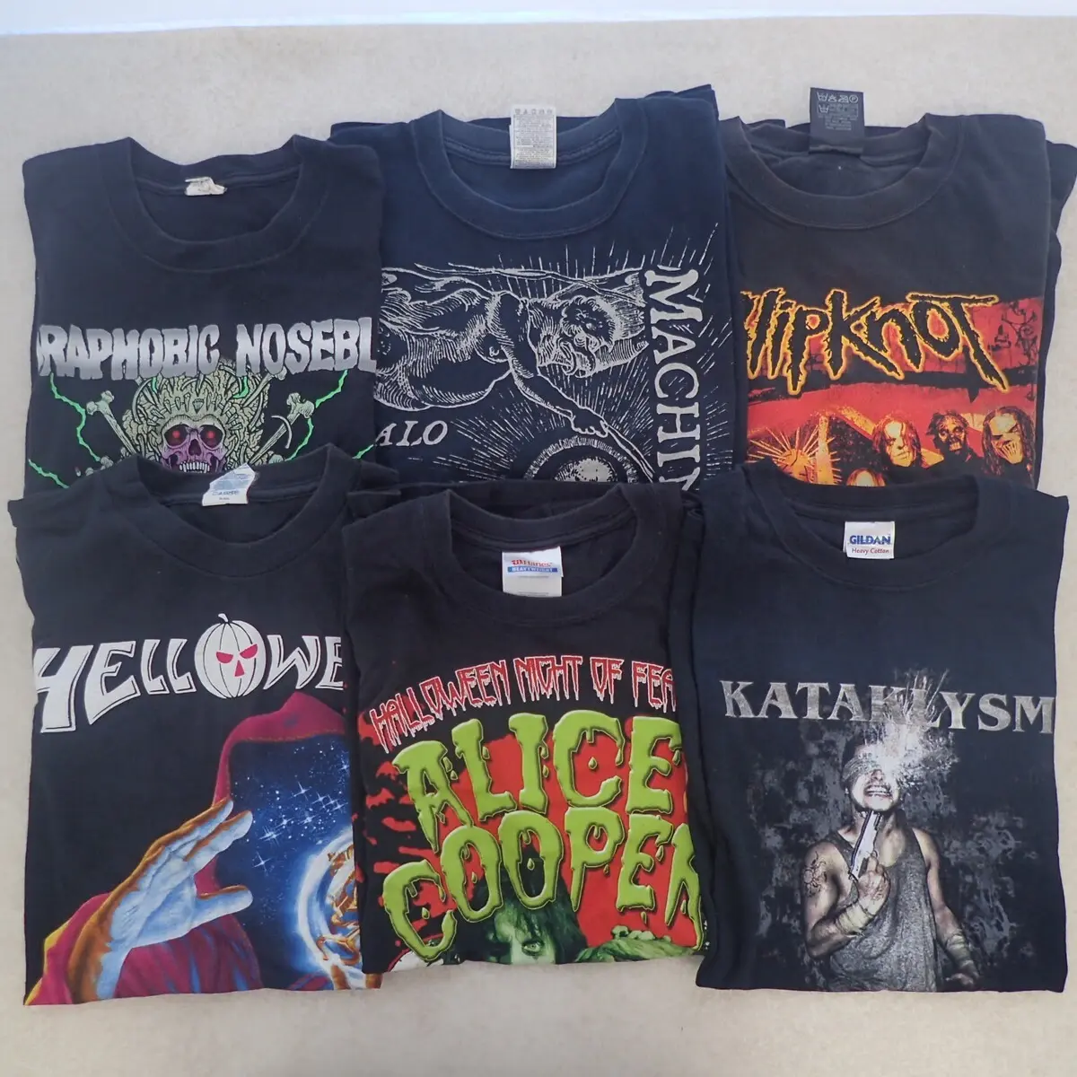 【宅配買取】富山県富山市のHR/HM・バンドTシャツ買取実績｜Slipknot、Helloweenなど6点をお譲りいただきました！