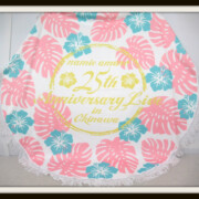 安室奈美恵 namie amuro 25th ANNIVERSARY LIVE in OKINAWA ラウンドビーチタオル