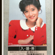 岡田有希子 コンサートチケット「フライト・ラブ YUKIKO」名古屋厚生年金大ホール 半券