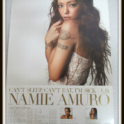 安室奈美恵 CAN'T SLEEP CAN'T EAT I'M SICK 人魚 告知 B2ポスター