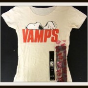VAMPS×PEANUTS コラボ Tシャツ スヌーピーレア度★★★★★☆☆☆☆☆ VAMPS×PEANUTS コラボ Tシャツ スヌーピー