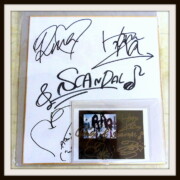 SCANDAL 直筆サイン入り色紙＆フォト