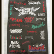 BABYMETAL TOKYO DOME MEMORIAL ロゴステッカーシートレア度★★☆☆☆☆☆☆☆☆ TOKYO DOME MEMORIAL ロゴステッカーシート